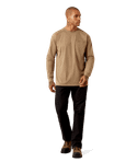 Ariat Men's FR Air Crew T-Shirt - Field Khaki