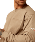 Ariat Men's FR Air Crew T-Shirt - Field Khaki