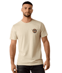 Ariat Men's "Ariat Steer" Freedom T-Shirt - Natural