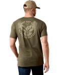 Ariat Men's Ariat Eagle Thunder T-Shirt - Army Green