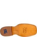 Tony Lama Men's Blaine 11" Ostrich Square Toe - Tan/Blue