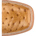 Tony Lama Men's Blaine 11" Ostrich Square Toe - Tan/Blue