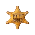 Snugarooz Kitty 1st Rodeo Toy with Catnip