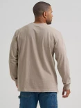 Wrangler Men's Riggs Workwear Relaxed Henley - Oatmeal Heather