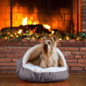 Snoozer Cozy Cave Dog Bed - Heather Gray