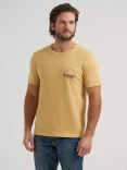 Wrangler Men's High Desert Skull Graphic T-Shirt - Curry Heather