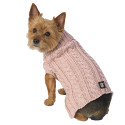 PetRageous Marley's Cable Sweater - Rose