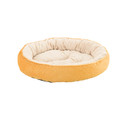 Sleep Zone Checkerboard Napper 20â³ Pet Bed - Gold