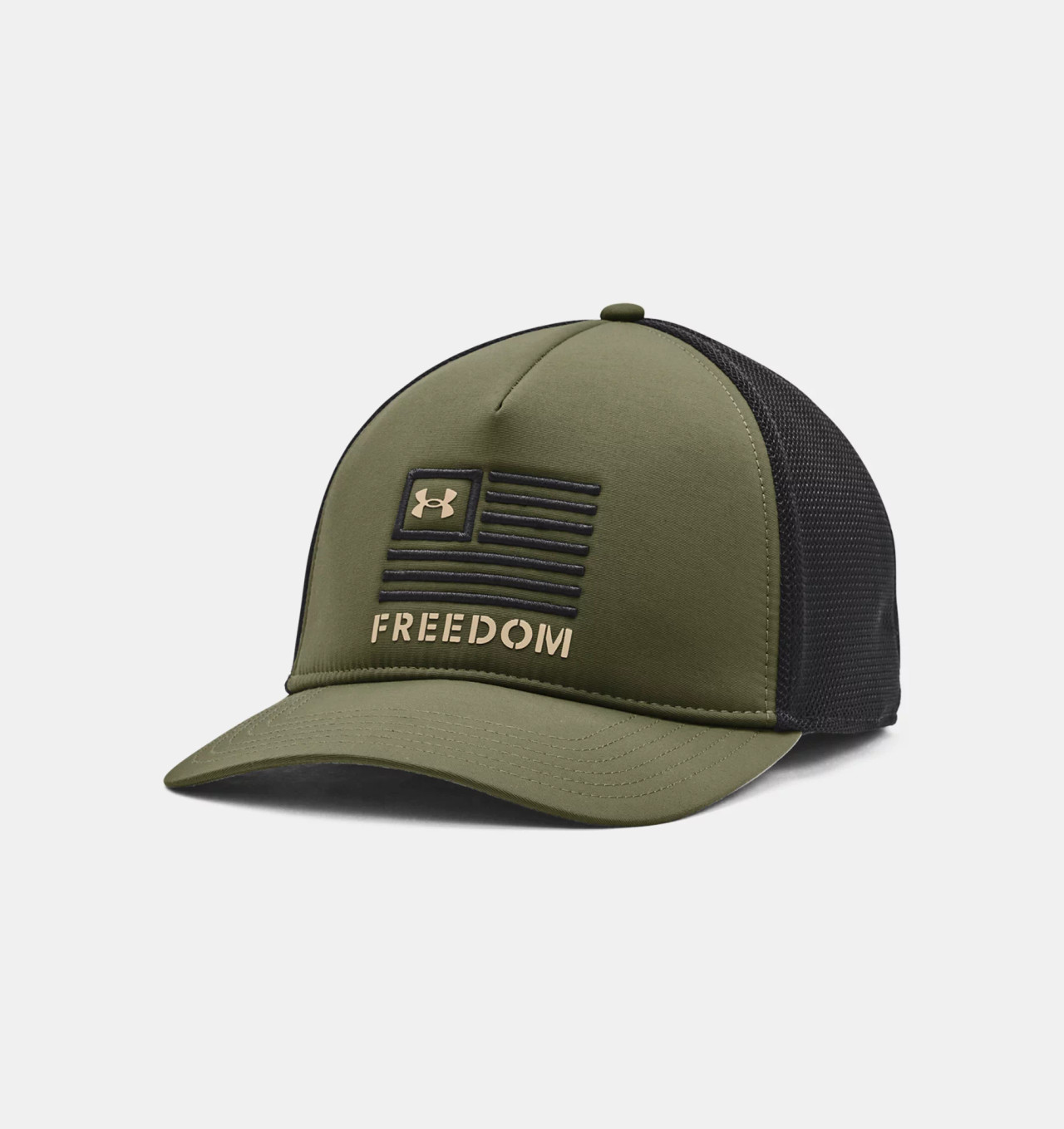 Under Armour Freedom Trucker Hat Marine OD Green Chaar