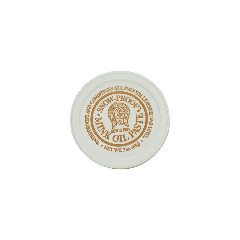 Fiebings Mink Oil Snow Proof Paste – 3 Oz, Made In USA, Leather Waterproofer