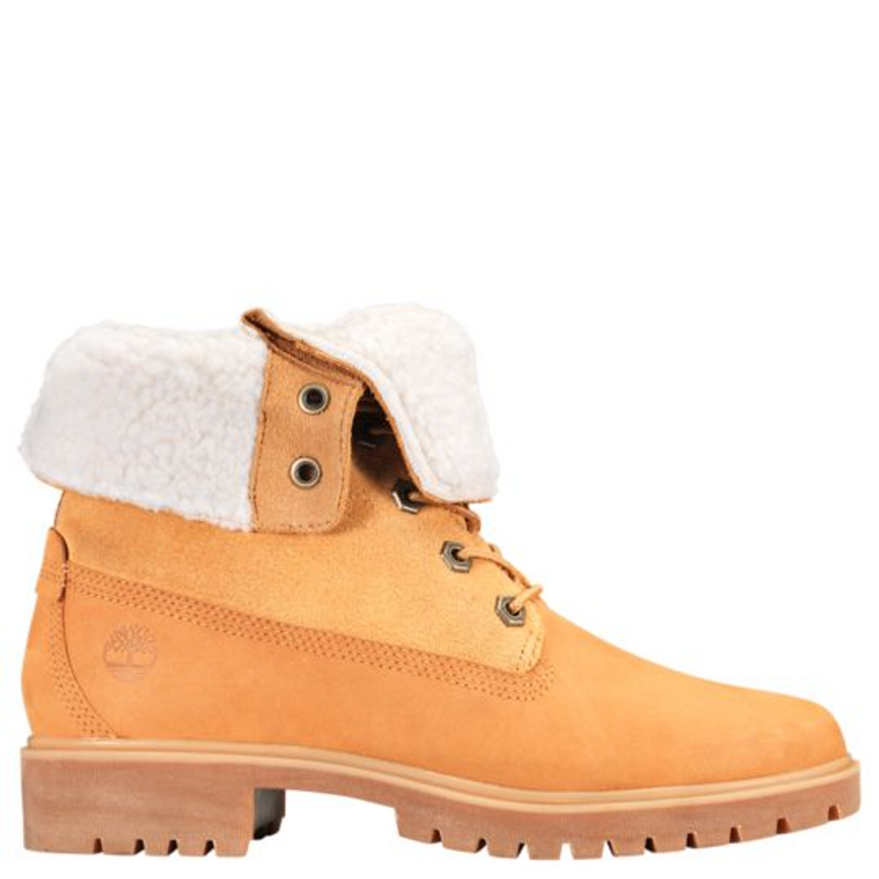 timberland fleece fold down boots