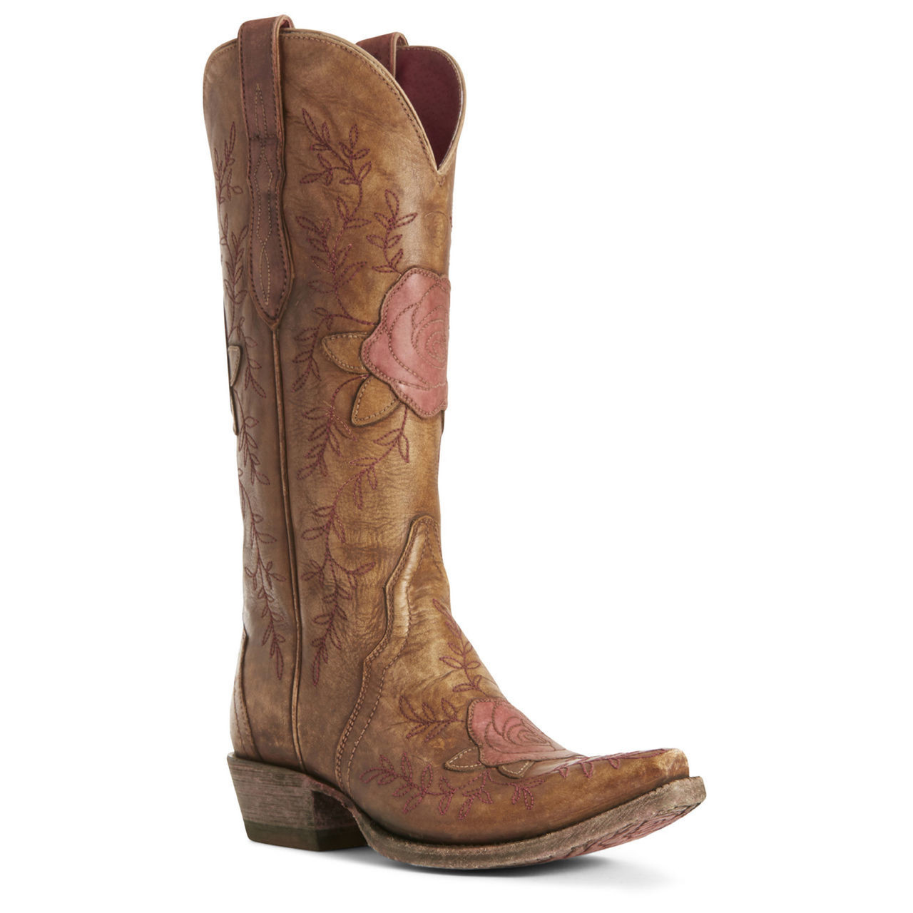 ariat boots with flowers