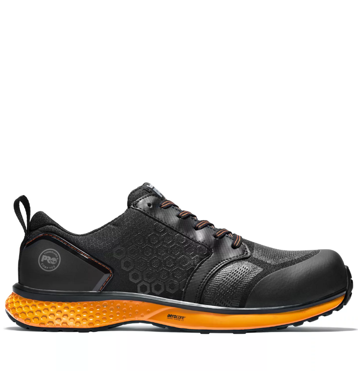 Timberland Pro Men's Reaxion Composite Toe Shoes - Black/Orange -