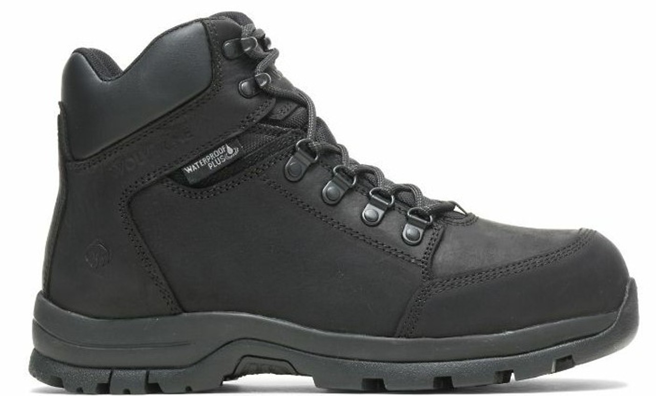 Wolverine Men's Grayson Steel Toe Mid Work Boot - Black - Chaar