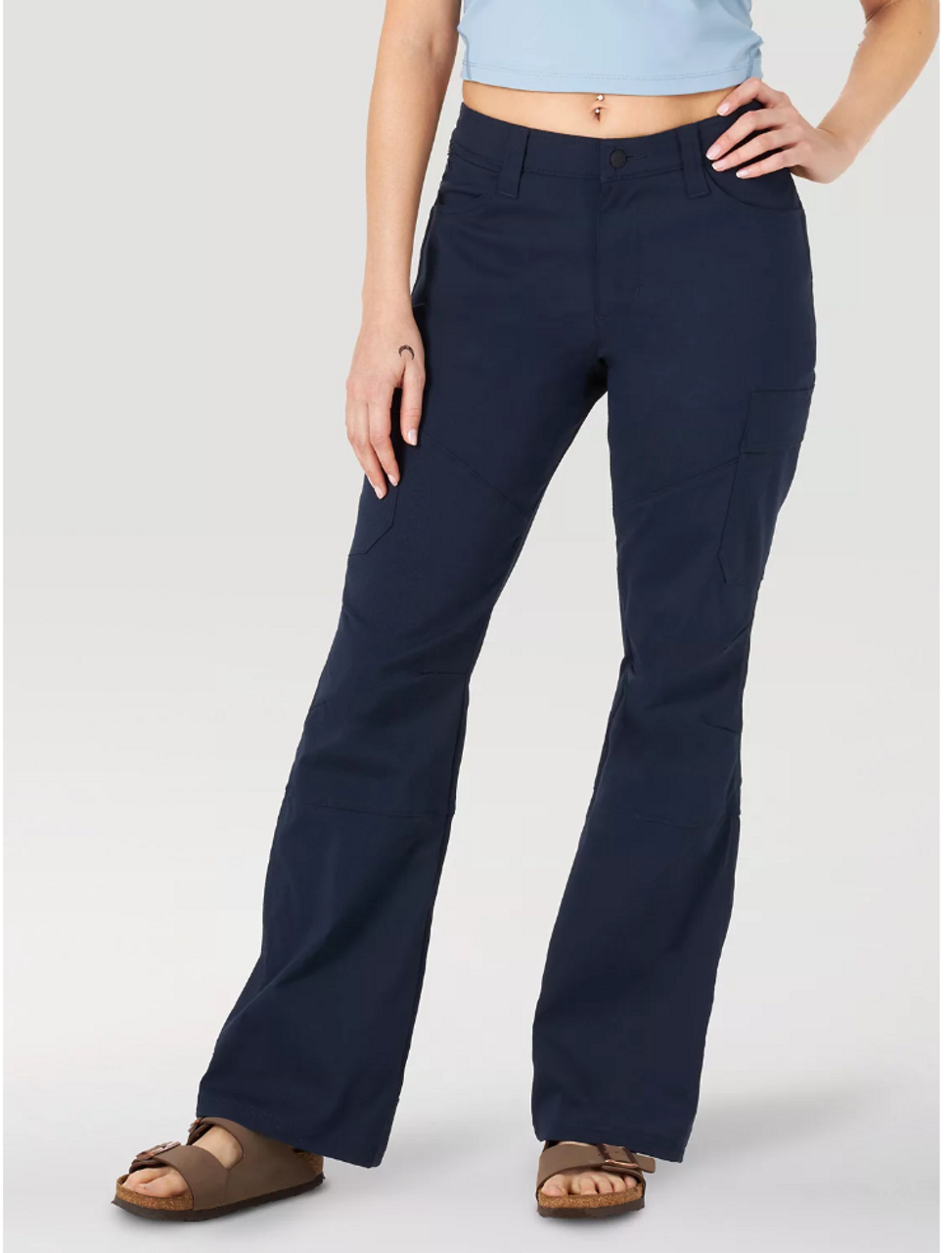 Cargo Bootcut Trousers