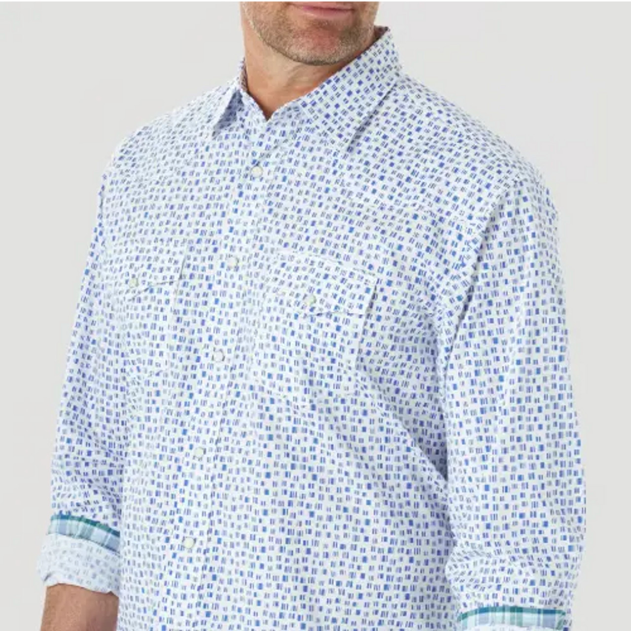 Full Sleeve Checkered Bio Wash Shirt - Blue 2-3Y / Blue / Long Sleeves