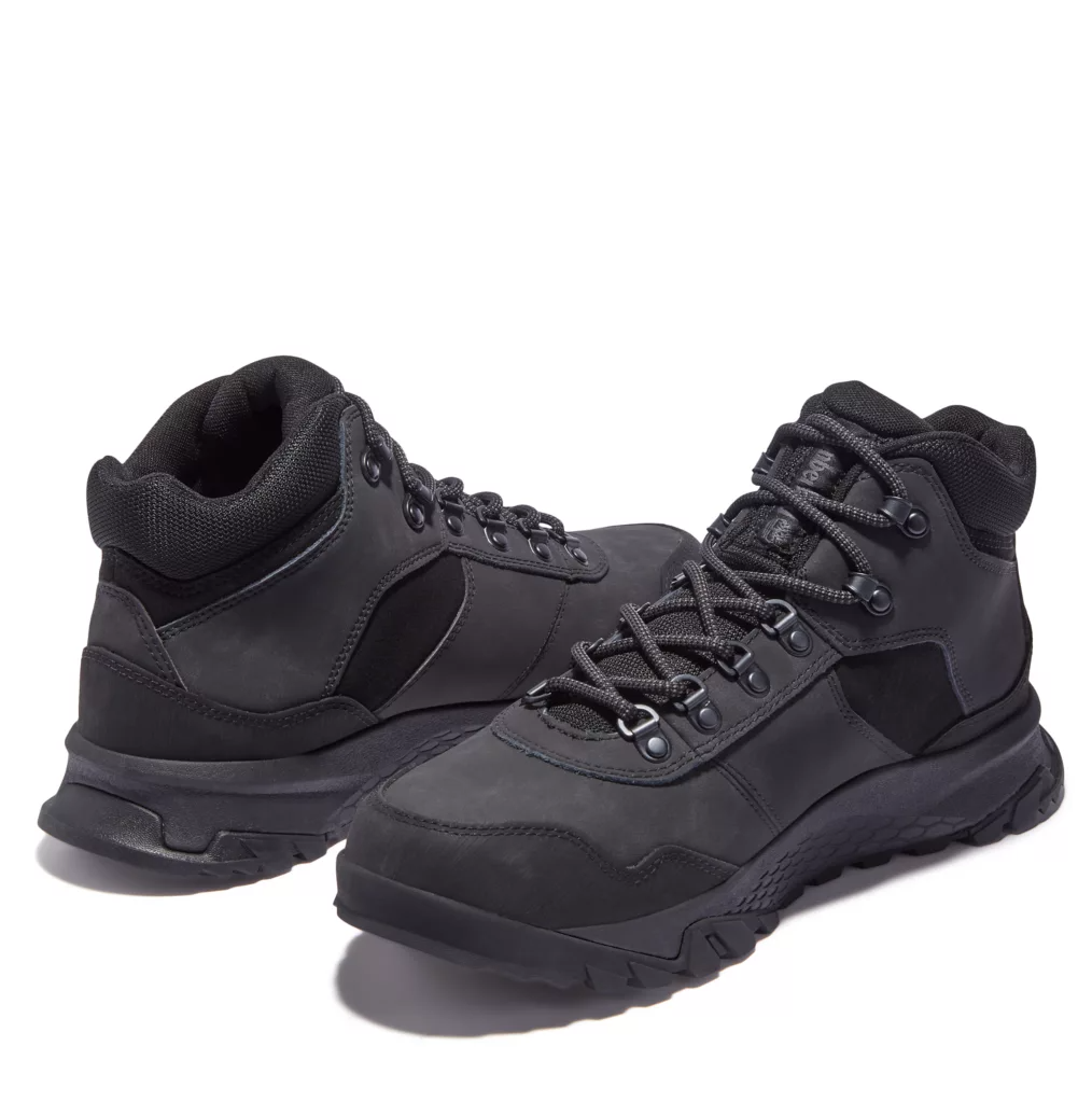 Timberland Men's Lincoln Peak Waterproof Hiking Boots Black Leather
