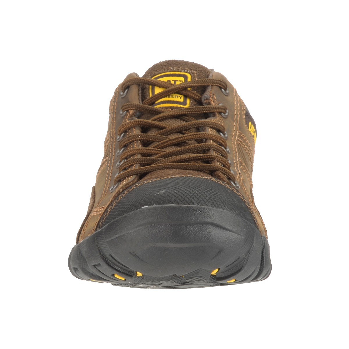 Cat Men's Argon Composite Toe Work Shoes Dark Brown Chaar