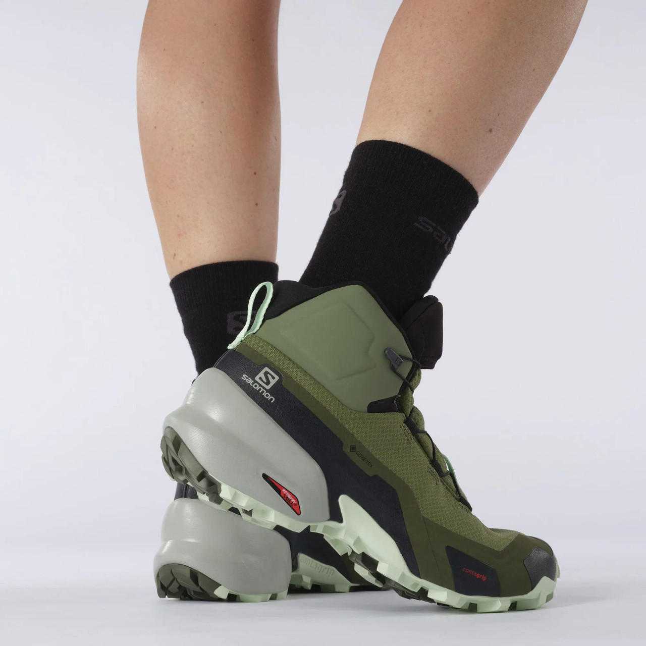 Salomon Women's Cross Hike Mid GTX- Olive - Chaar