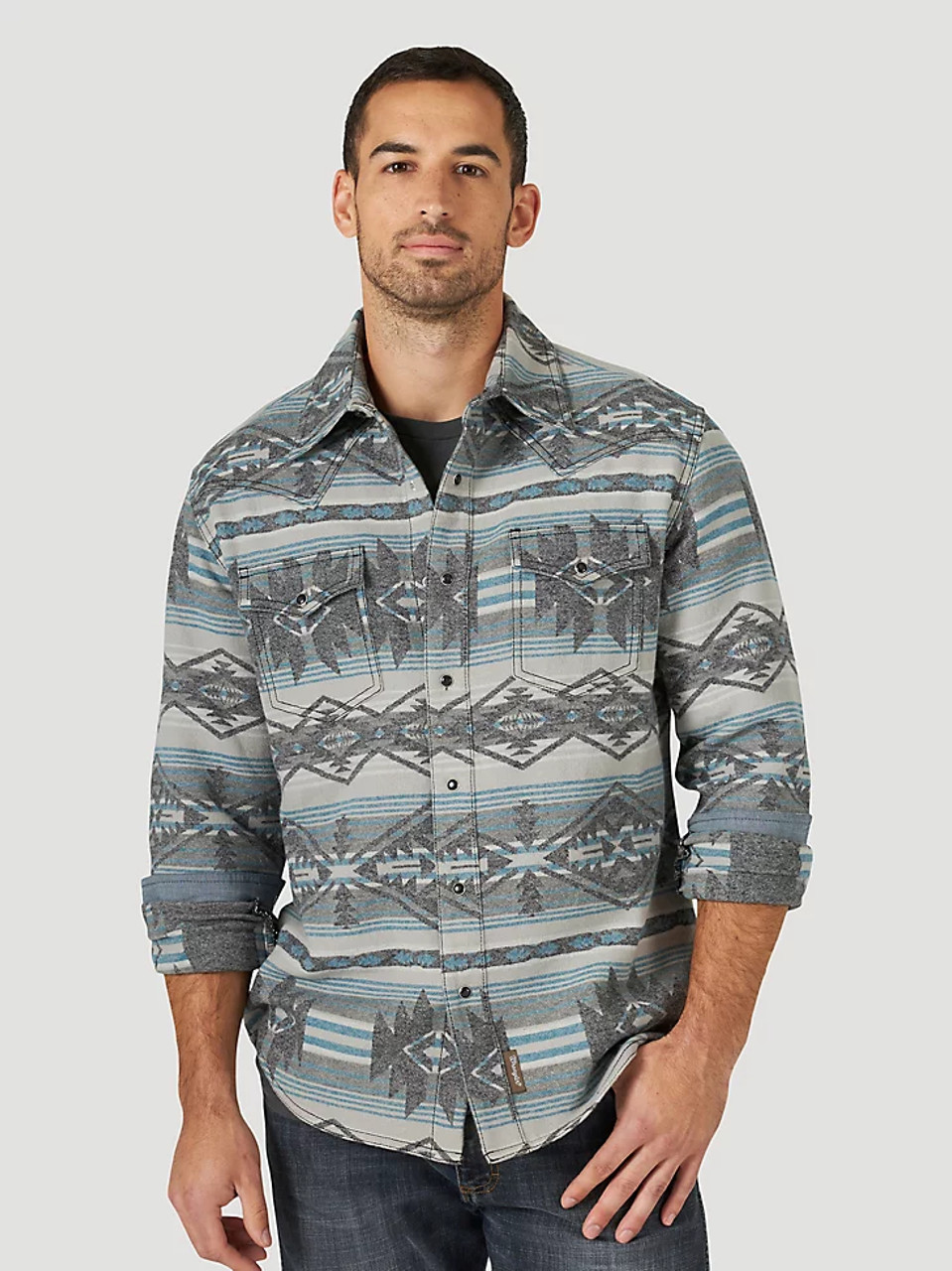 Wrangler Men's Retro Premium Modern Fit - Grey