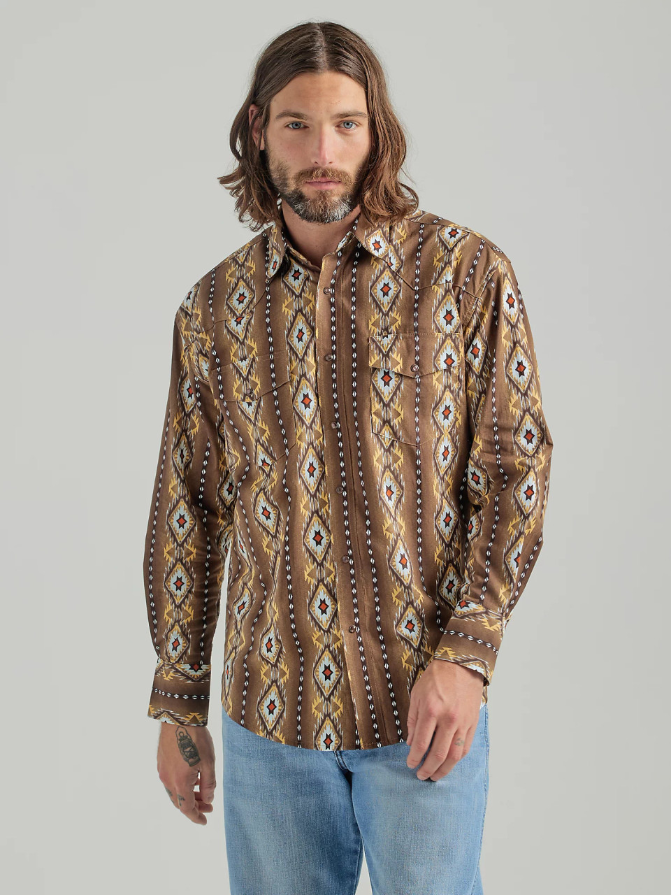 Wrangler checotah sales western shirts