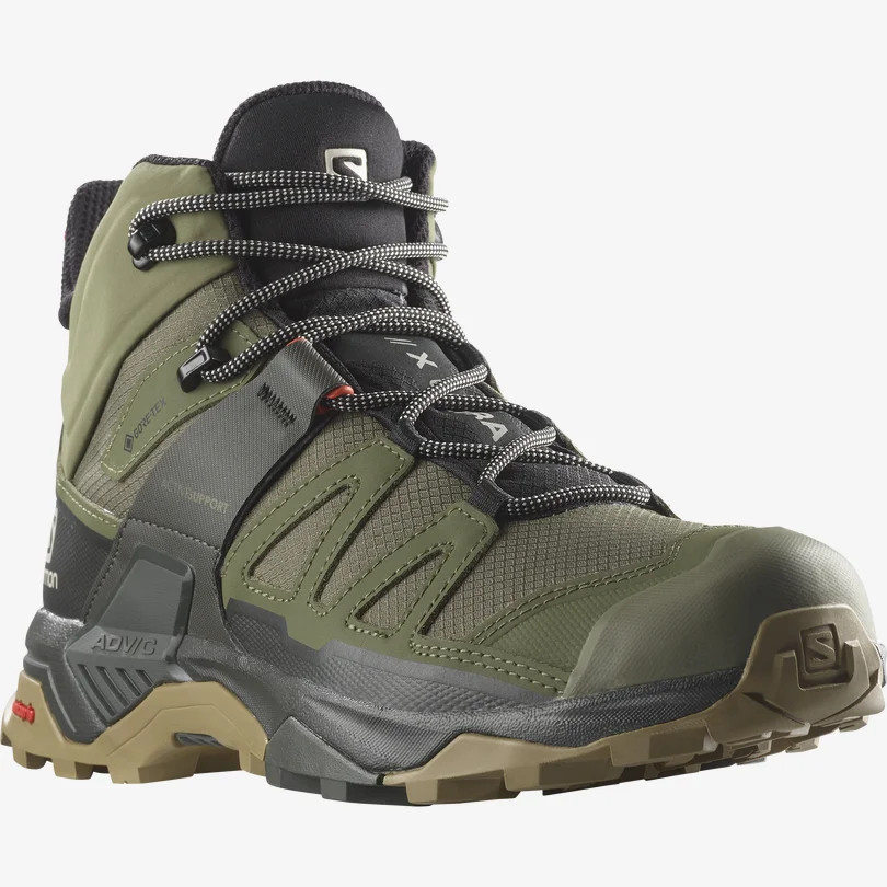 Salomon X Ultra 4 Mid Gore-Tex - Deep Lichen Green/Peat/Kelp - Chaar