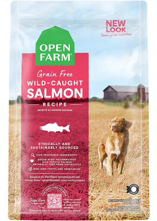 Grain Free Salmon Wild Life Dog Food CANIDAE Pure Farm To Bowl