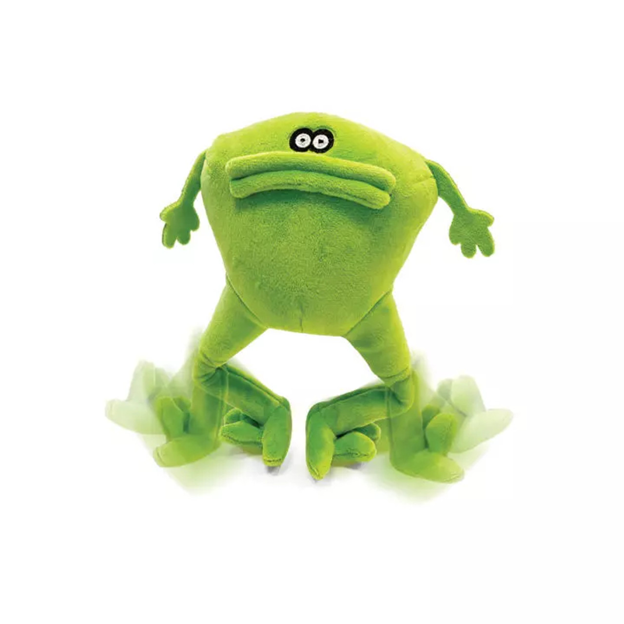 goDog Action Plush Frog Dog Toy