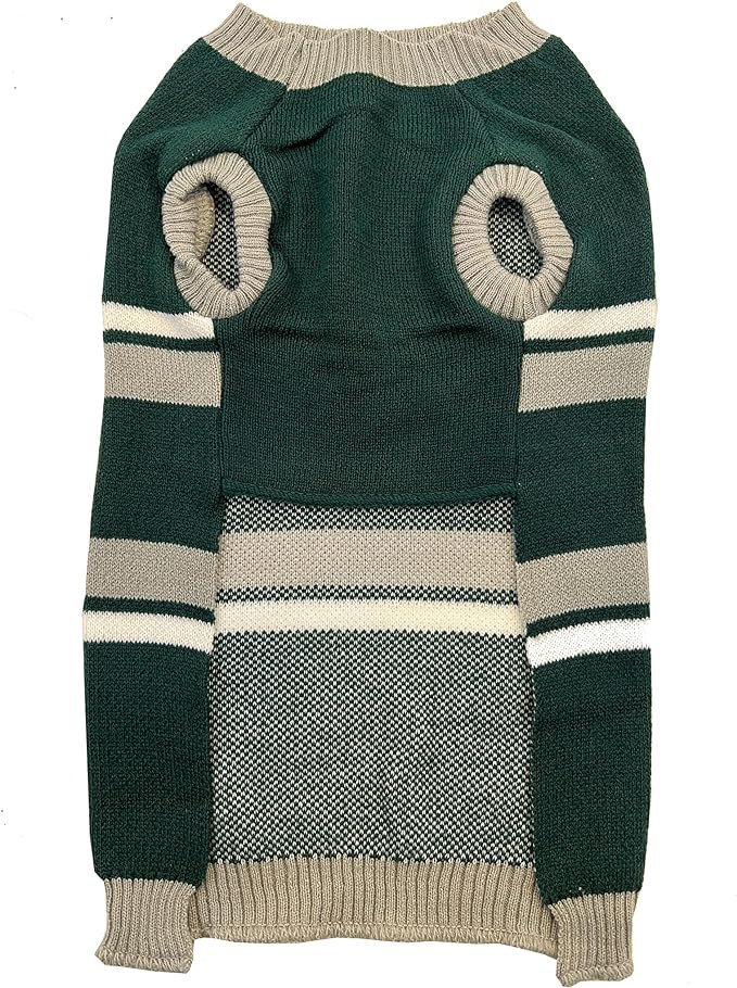 knitted dog sweater pattern Free Easy Bernat Hoodie Dog Coat Knitting Pattern
