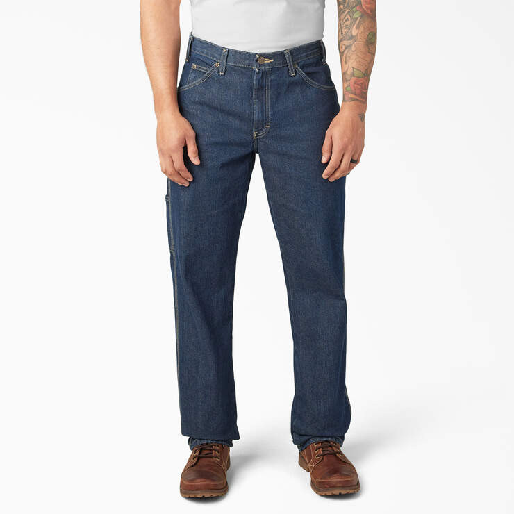 Dickies Men's Relaxed Fit Heavyweight Carpenter Jeans - Indigo
