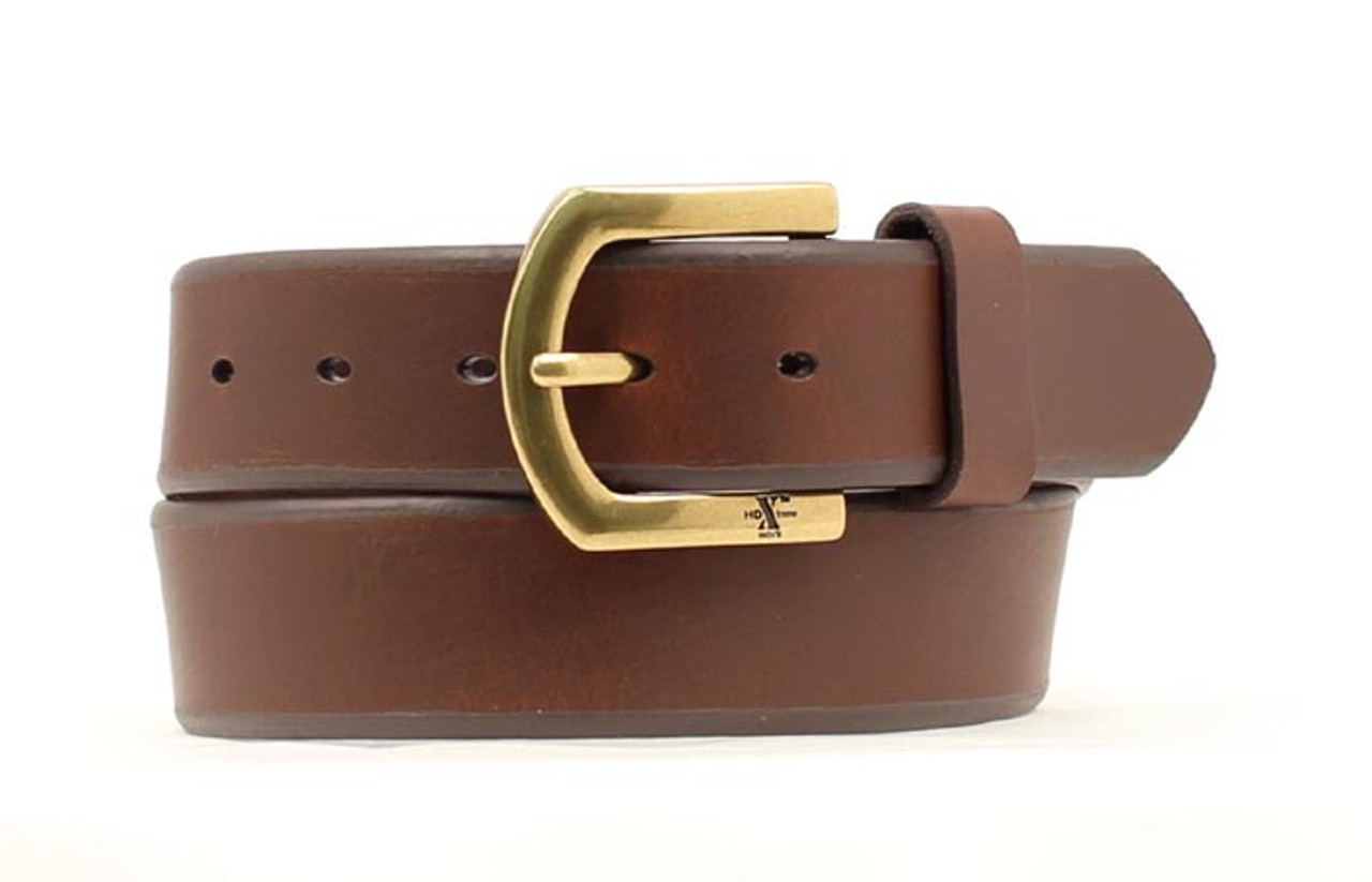 Nocona Men's HD Xtreme Brown Beveled Work Belt