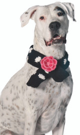 Chilly Dog Polka Dot Flower Dog Scarf