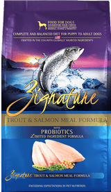 Zignature Trout and Salmon Formula Dry Dog Food