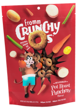 Fromm Crunchy O's Pot Roast Punchers Dog Treats 