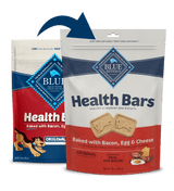 Blue Buffalo Health Bars Baked with Bacon, Egg and Cheese Dog Treats