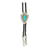 M+F Western Turquoise Arrowhead Bolo Tie M+F Western Turquoise Arrowhead Bolo Tie
