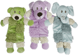 Multipet 12" Aromadog Fleece Squeaker Mat Assorted Plush Dog Toys Multipet 12" Aromadog Fleece Squeaker Mat Assorted Plush Dog Toys