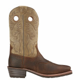Ariat Men's Heritage Roughstock Square Toe - Brown Ariat Men's Heritage Roughstock Square Toe - Brown