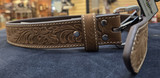 Nocona Men's Western Floral Tooled Belt