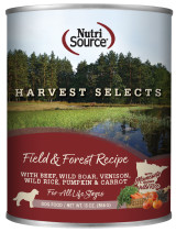 NutriSource Harvest Select Field & Forest Canned Dog Food NutriSource Harvest Select Field & Forest Canned Dog Food