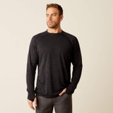 Ariat Men's Rebar Gridwork Crewneck T-Shirt - Black