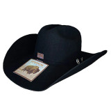 Stetson Corral 4X Buffalo - Black