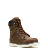 Wolverine Men's Trade Wedge 8" Moc-Toe Steel-Toe Work Boot - Sudan Brown