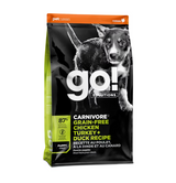 Petcurean GO! Chicken, Turkey + Duck Dry Dog Food Grain Free Carnivore Petcurean GO! Chicken, Turkey + Duck Dry Dog Food Grain Free Carnivore