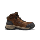Keen Men's Skokie Waterproof Work Boot Carbon Toe - Dark Earth/Black Keen Men's Skokie Waterproof Work Boot Carbon Toe - Dark Earth/Black