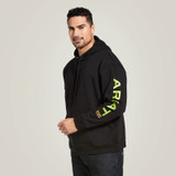 Ariat Men's Rebar Graphic Hoodie - Black/Lime Ariat Men's Rebar Graphic Hoodie - Black/Lime