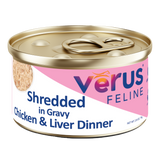 Verus Feline Shredded in Gravy Chicken & Liver Dinner