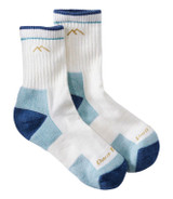 Darn Tough Women's Hiker Micro Crew Midweight Cushion Hiking Socks - White