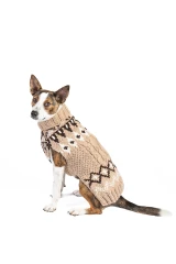 Chilly Dog Sweaters Sandy Cable Dog Sweater