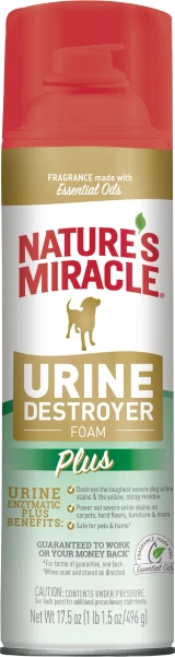 Nature's Miracle Dog Urine Destroyer Plus Foam